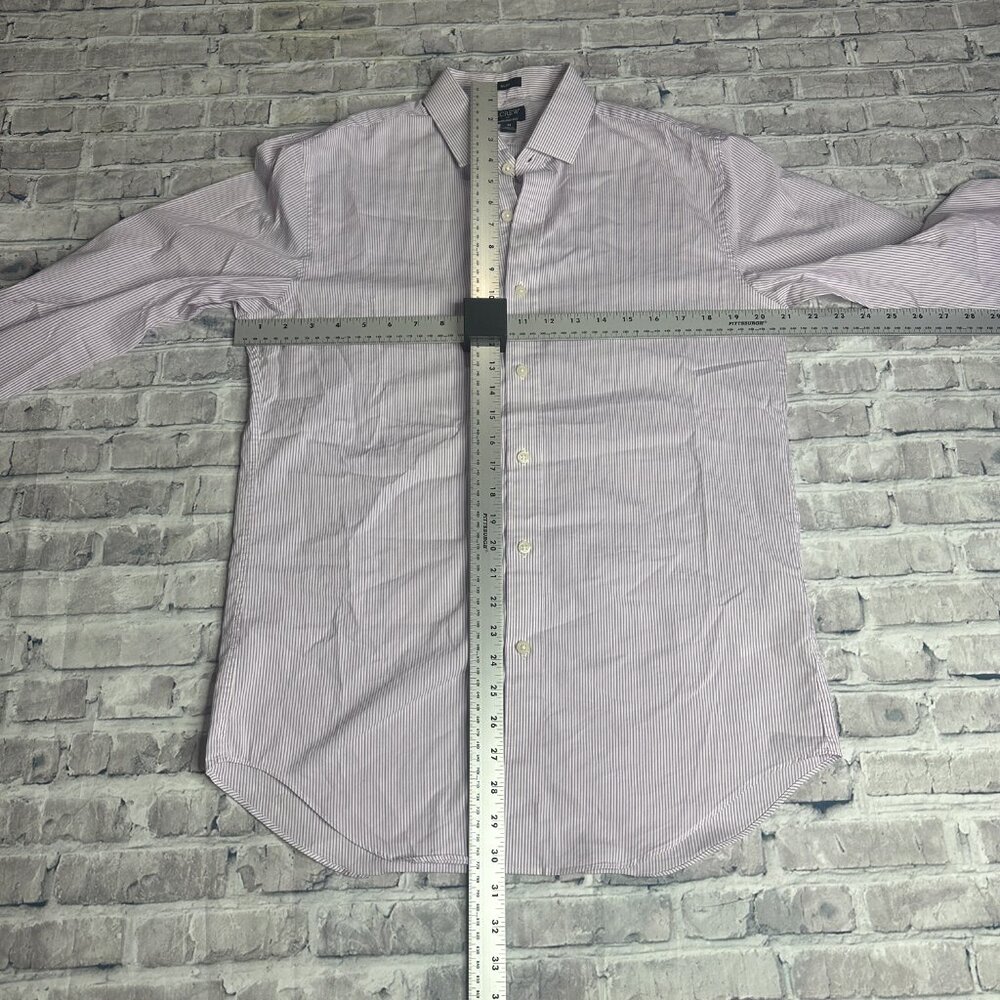 EUC J. Crew Men's Button Down Long Sleeve Shirt Striped Size Medium - Picture 14 of 15